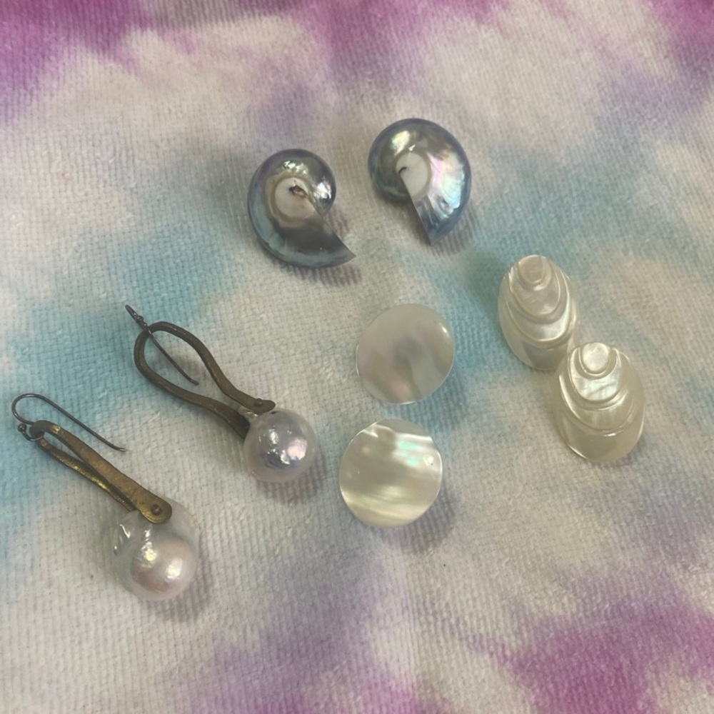 Organic earrings